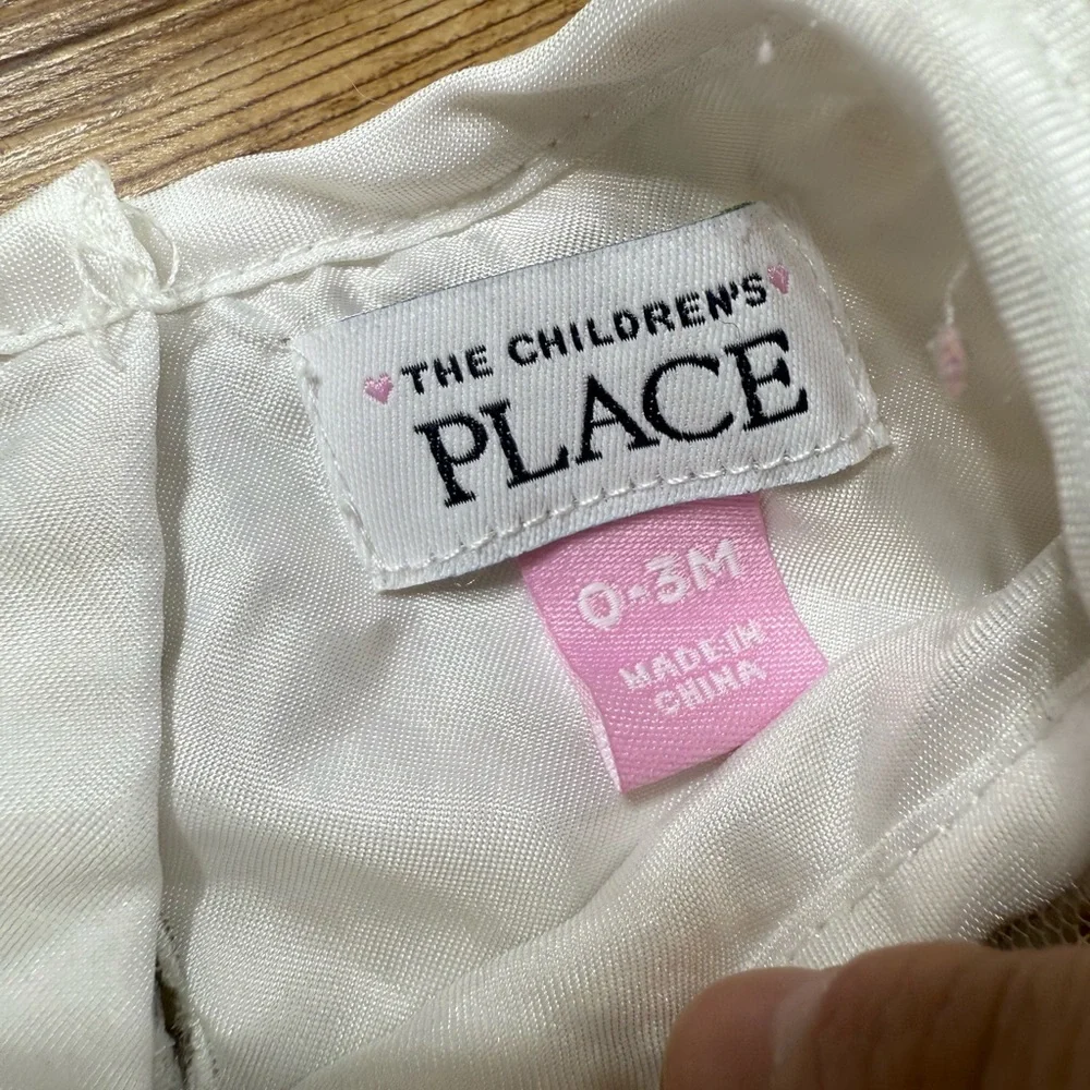The Children's Place| White Baby Girl Dress | 0-3M